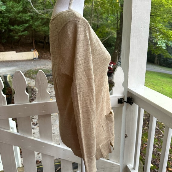 LOFT Lightweight Sparkly Cardigan S FREE SHIP - Picture 2 of 5